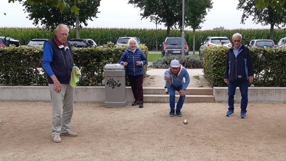 „Kolping Helden“ spielen Boule